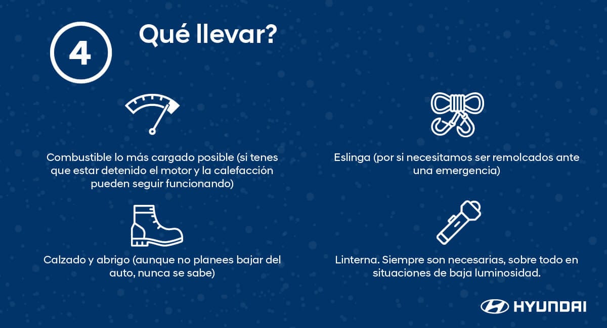 Consejos para la nieve hyundai